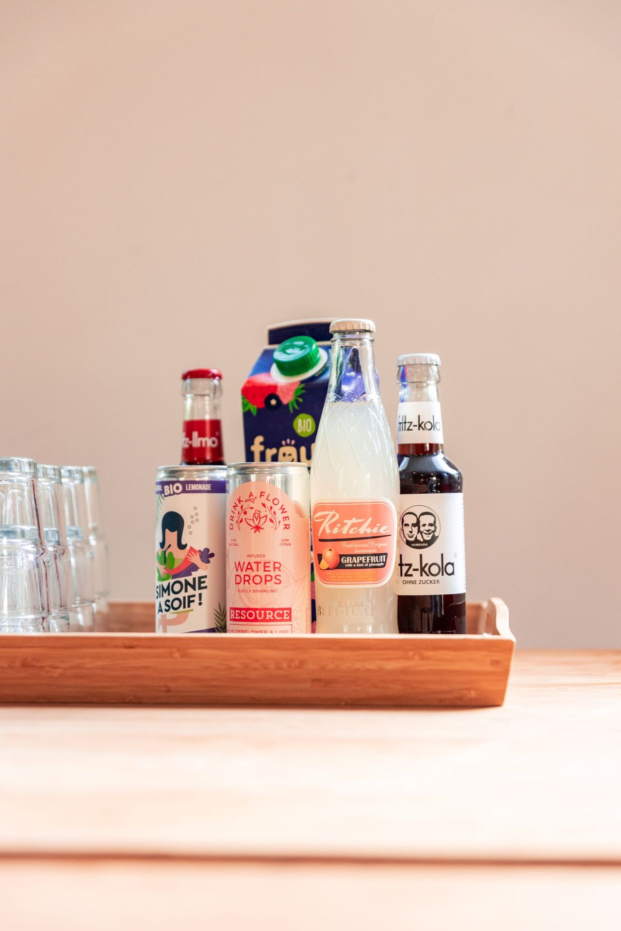 Various range of healthy drinks for the office Healthy drinks at work