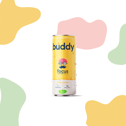 Buddy "Focus" | Lemon & Ginger | 24x 25cl