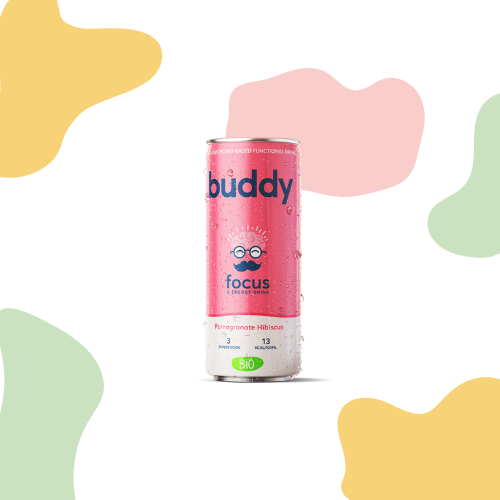 Buddy "Focus" | Pomegranate & Hibiscus | 24x 25cl