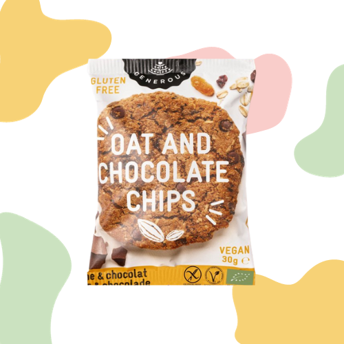 [FIKAGEN-002] 20x Generous - Cookies  - Avoine & pépites de chocolat (Sans gluten)